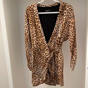 Zara cheetah romper